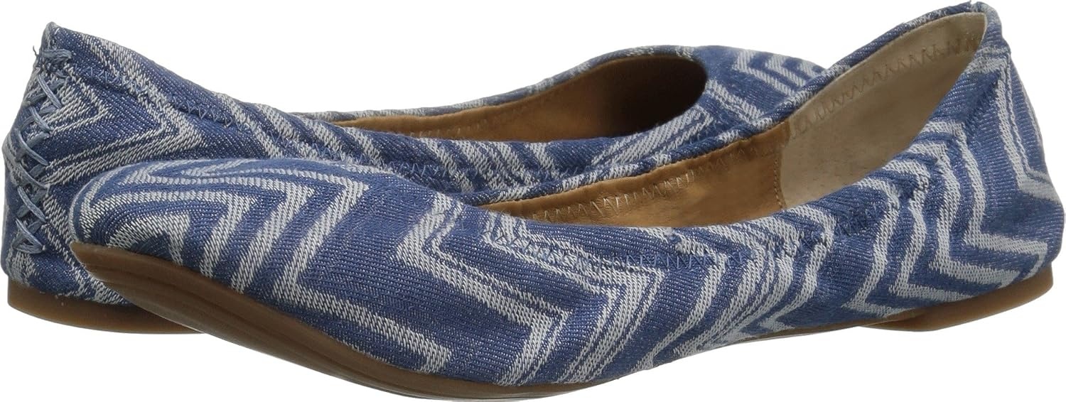 image:imageLucky Brand Womens Emmie Ballet Flat Comfortable SlipOn ShoesMoonlight Denim