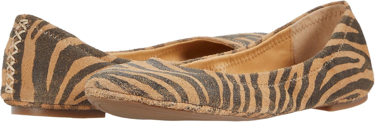 image:imageLucky Brand Womens Emmie Ballet Flat Comfortable SlipOn ShoesNatural Tiger