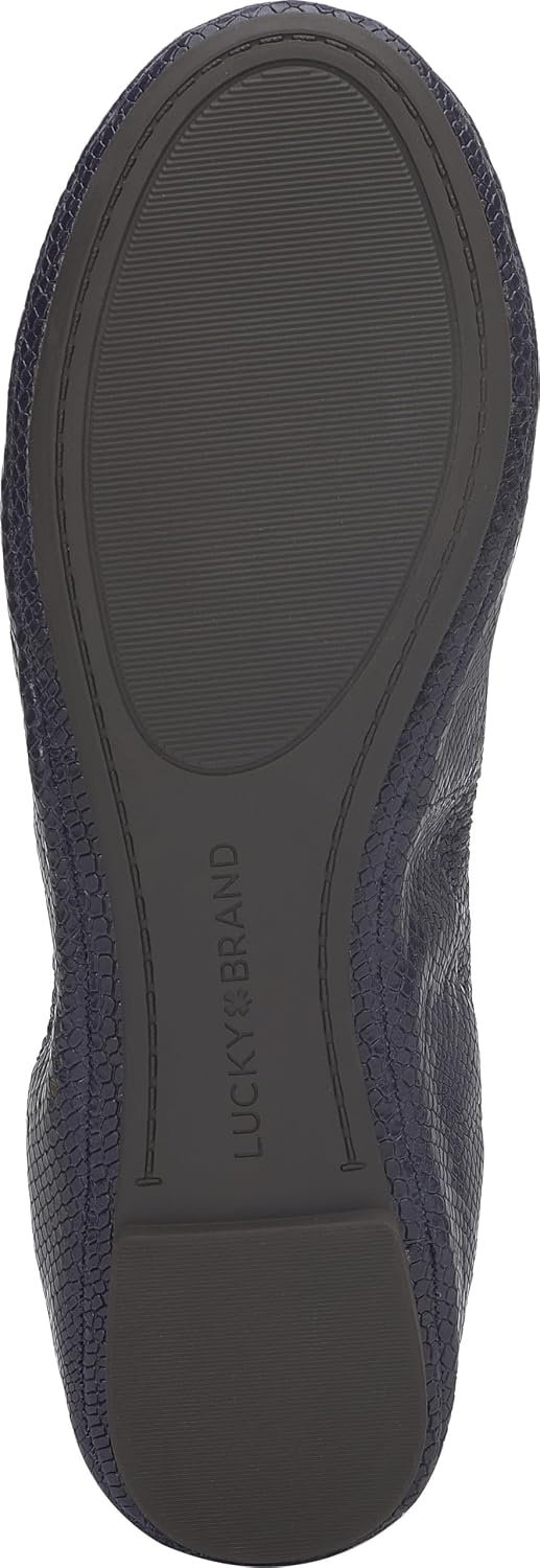 image:imageLucky Brand Womens Emmie Ballet Flat Comfortable SlipOn ShoesNavy Blazer