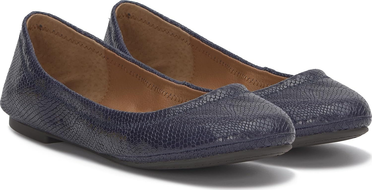 image:imageLucky Brand Womens Emmie Ballet Flat Comfortable SlipOn ShoesNavy Blazer
