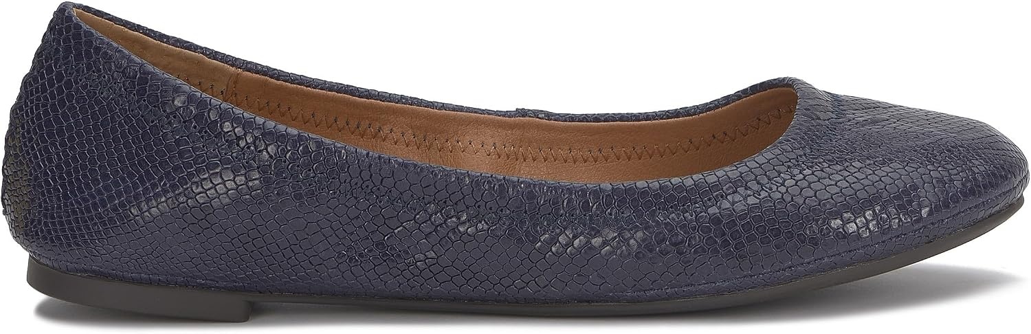 image:imageLucky Brand Womens Emmie Ballet Flat Comfortable SlipOn ShoesNavy Blazer