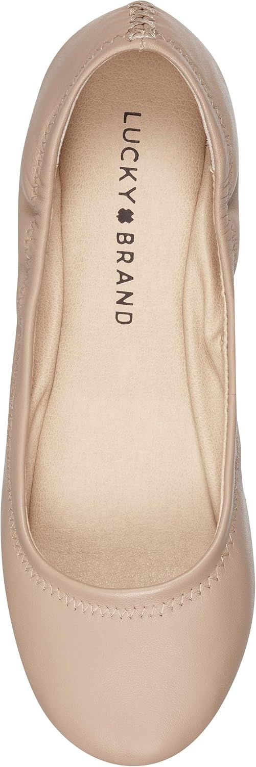 image:imageLucky Brand Womens Emmie Ballet Flat Comfortable SlipOn ShoesPale Beige