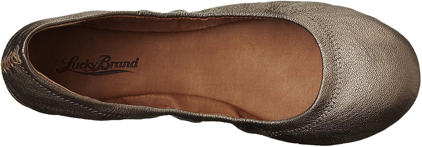 image:imageLucky Brand Womens Emmie Ballet Flat Comfortable SlipOn ShoesPewter