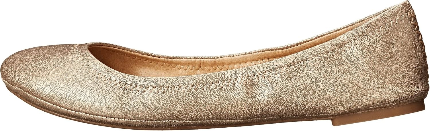 image:imageLucky Brand Womens Emmie Ballet Flat Comfortable SlipOn ShoesPlatinum Silver