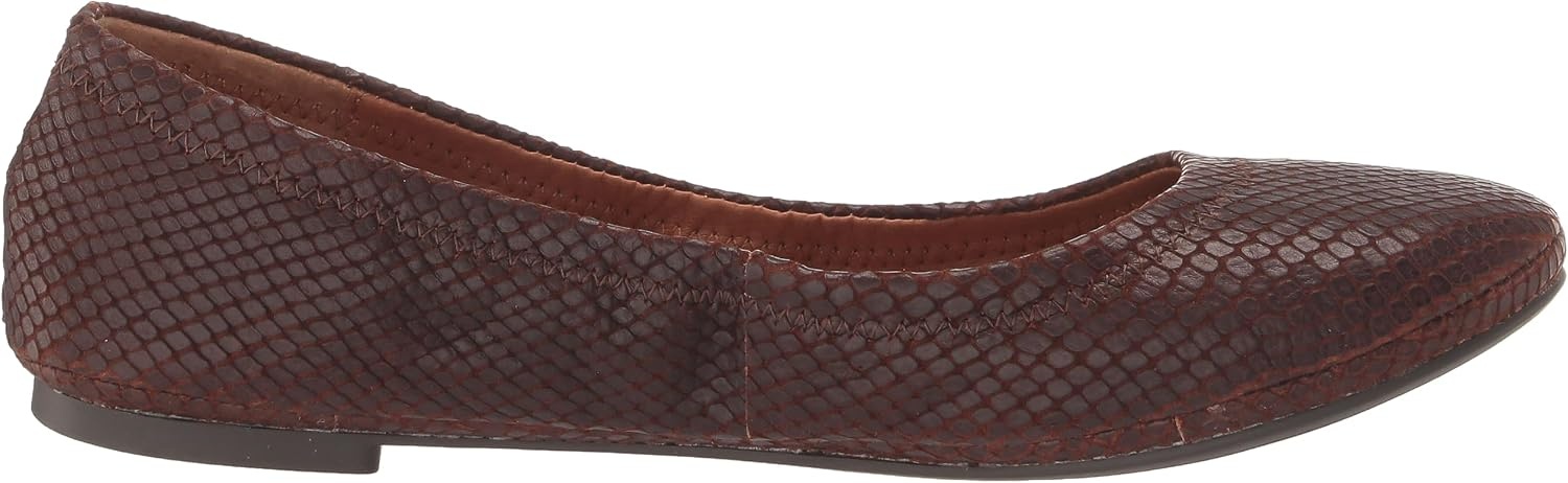 image:imageLucky Brand Womens Emmie Ballet Flat Comfortable SlipOn ShoesRoasted