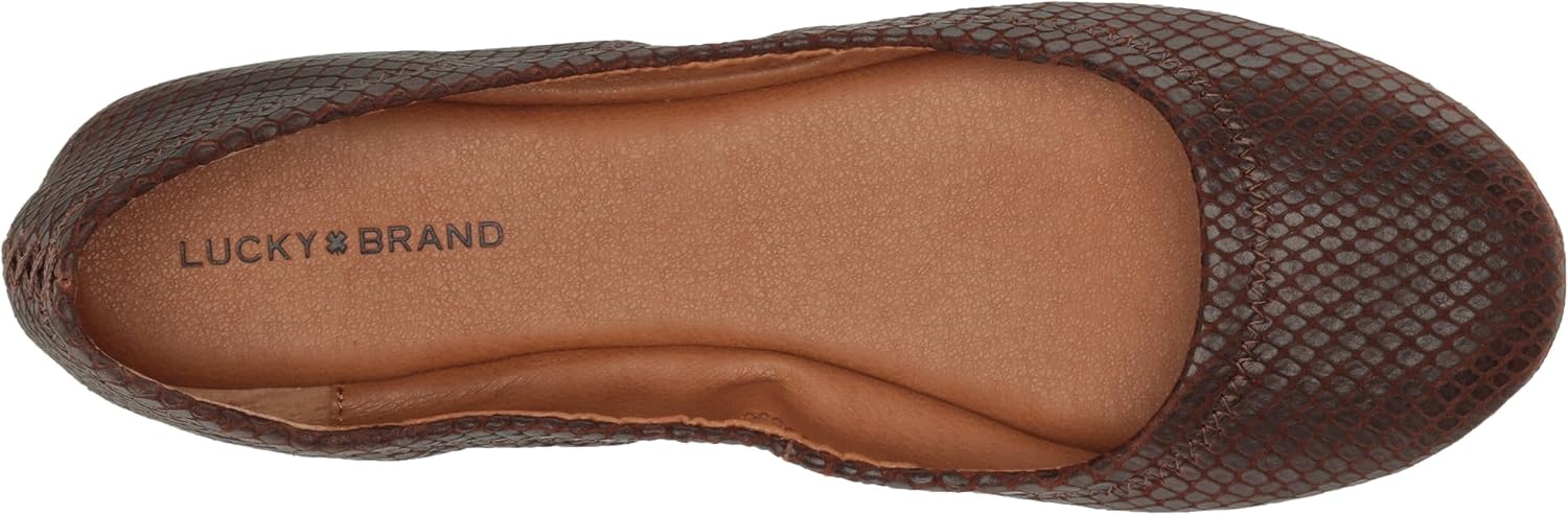 image:imageLucky Brand Womens Emmie Ballet Flat Comfortable SlipOn ShoesRoasted