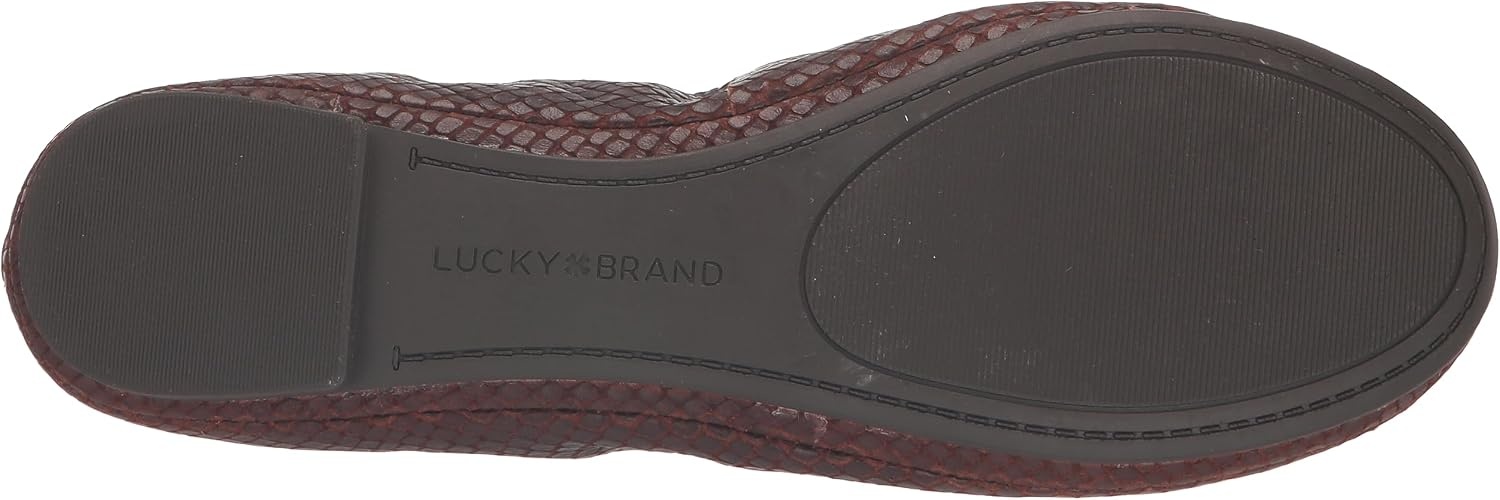 image:imageLucky Brand Womens Emmie Ballet Flat Comfortable SlipOn ShoesRoasted