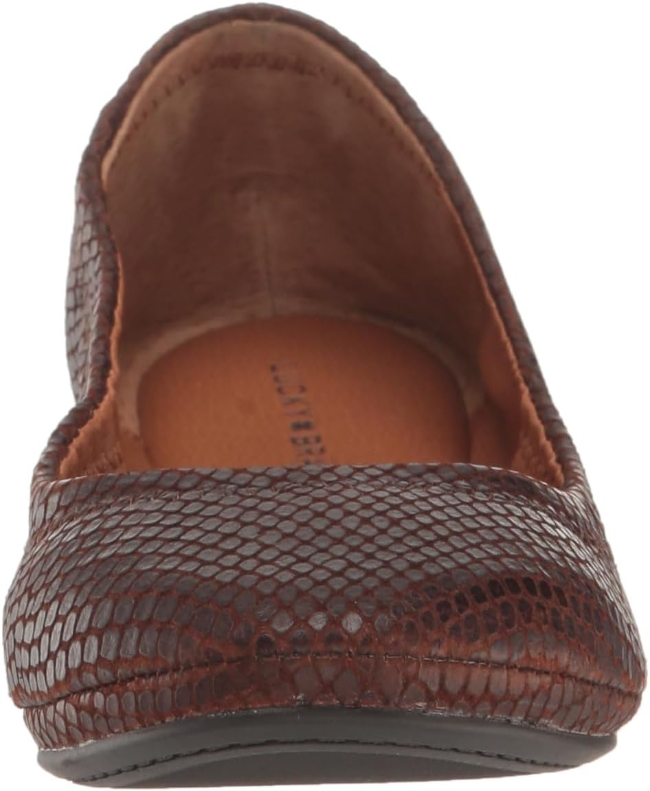 image:imageLucky Brand Womens Emmie Ballet Flat Comfortable SlipOn ShoesRoasted