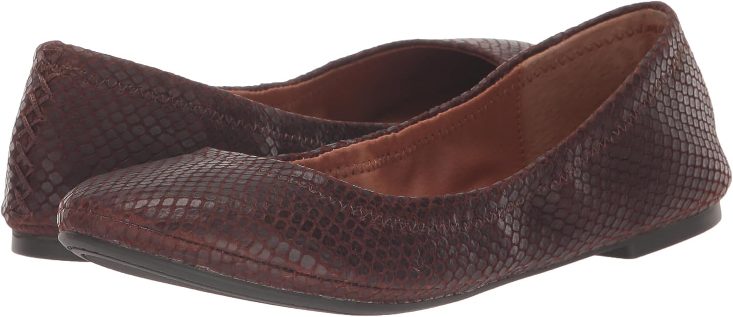 image:imageLucky Brand Womens Emmie Ballet Flat Comfortable SlipOn ShoesRoasted