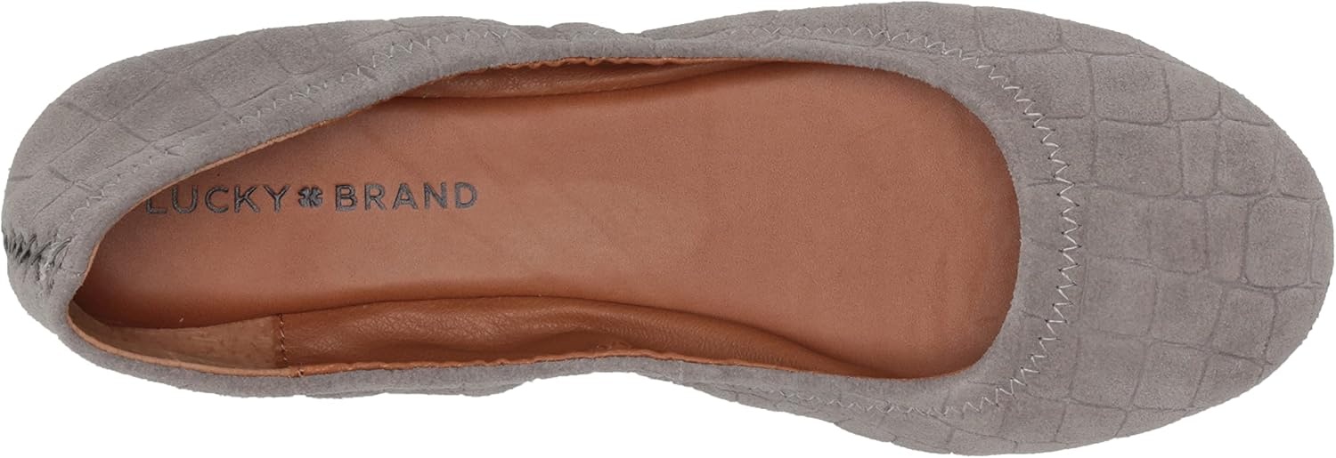 image:imageLucky Brand Womens Emmie Ballet Flat Comfortable SlipOn ShoesSteeple Grey