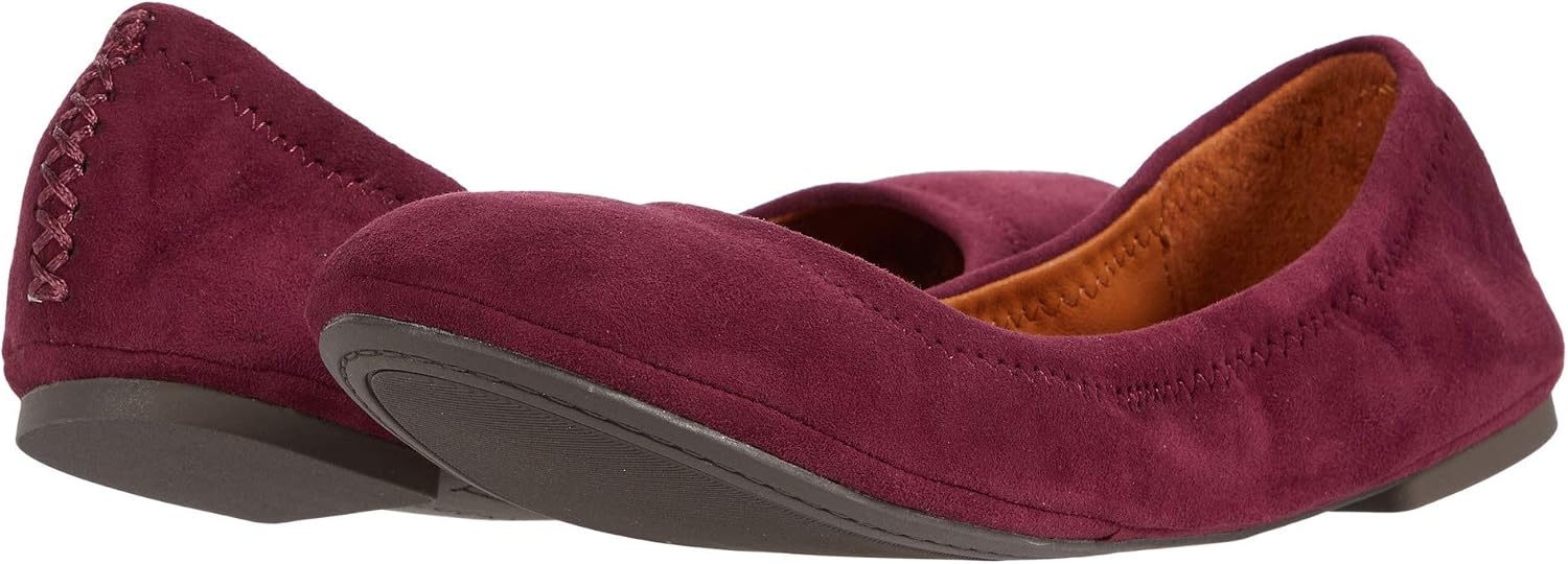 image:imageLucky Brand Womens Emmie Ballet Flat Comfortable SlipOn ShoesWindsor Wine