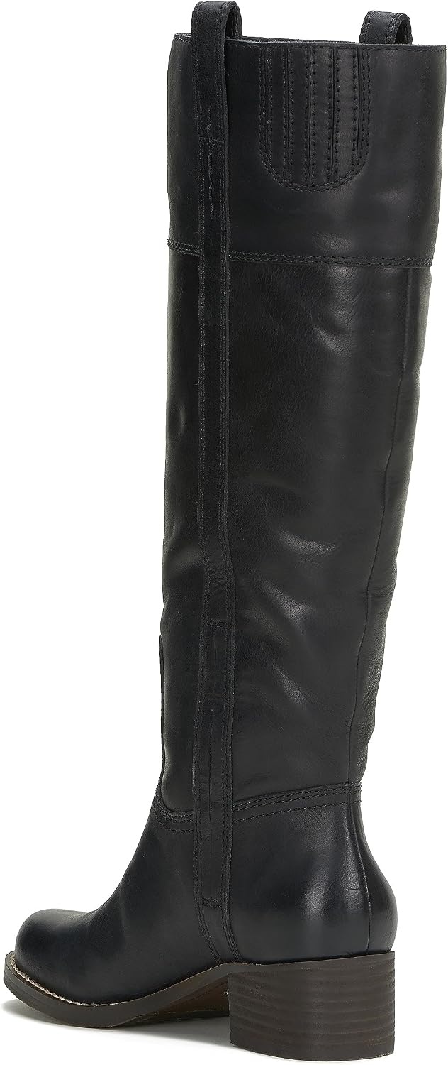 image:imageLucky Brand Womens Hybiscus Riding BootBlack Leather