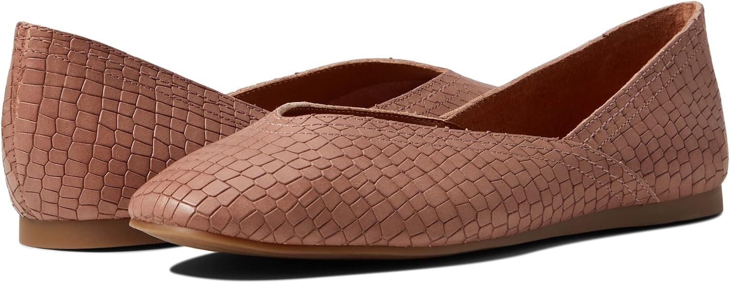 image:imageLucky Brand Womens Womens Alba Ballet Square Toe FlatsAntler