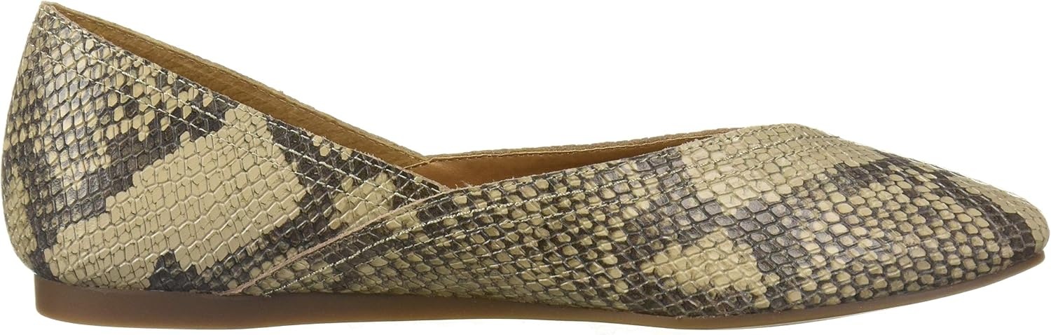 image:imageLucky Brand Womens Womens Alba Ballet Square Toe FlatsChinchilla