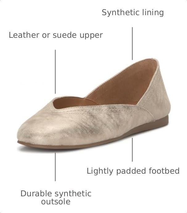 image:imageLucky Brand Womens Womens Alba Ballet Square Toe FlatsConstellation