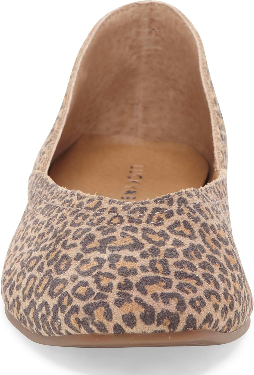 image:imageLucky Brand Womens Womens Alba Ballet Square Toe FlatsEyelash