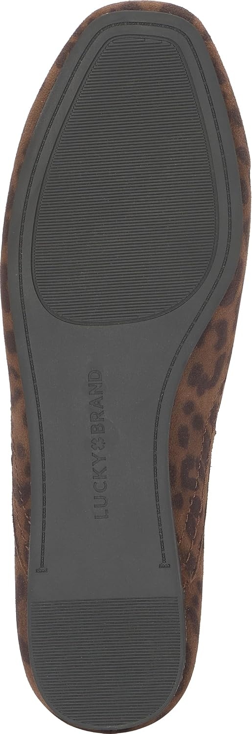 image:imageLucky Brand Womens Womens Alba Ballet Square Toe FlatsMahogany