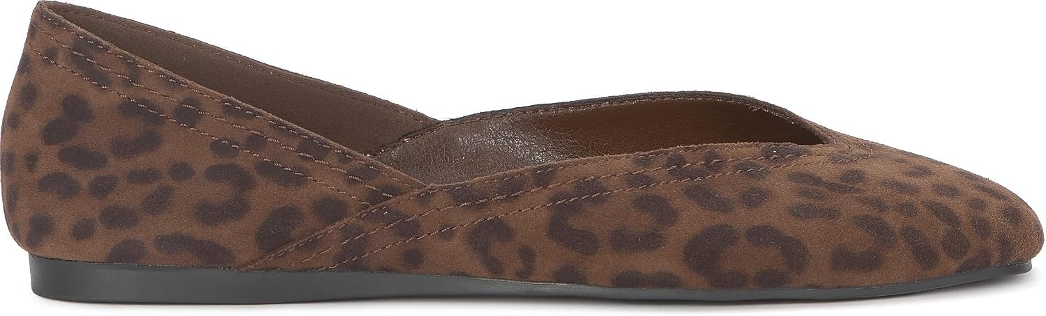 image:imageLucky Brand Womens Womens Alba Ballet Square Toe FlatsMahogany