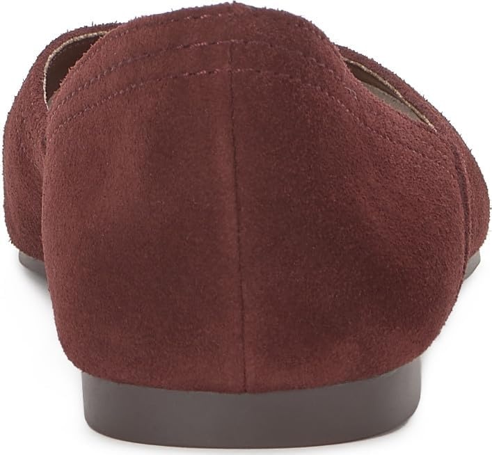 image:imageLucky Brand Womens Womens Alba Ballet Square Toe FlatsRich Mahogany