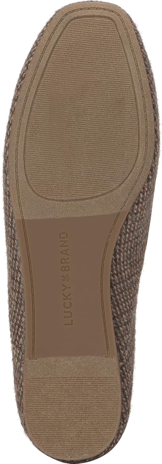 image:imageLucky Brand Womens Womens Alba Ballet Square Toe FlatsTan Multi
