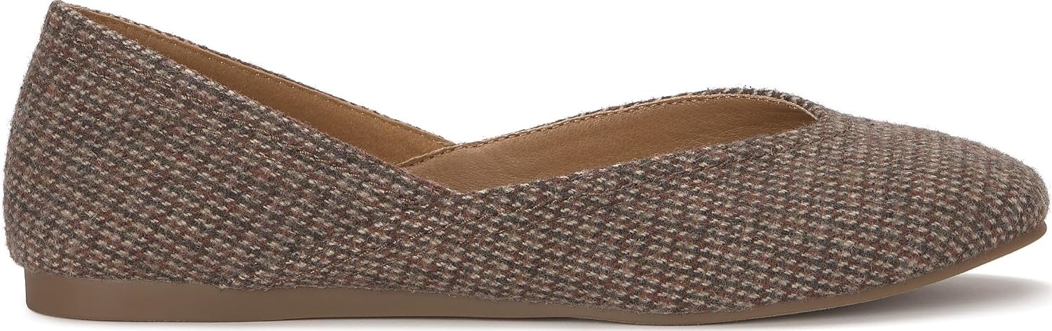 image:imageLucky Brand Womens Womens Alba Ballet Square Toe FlatsTan Multi