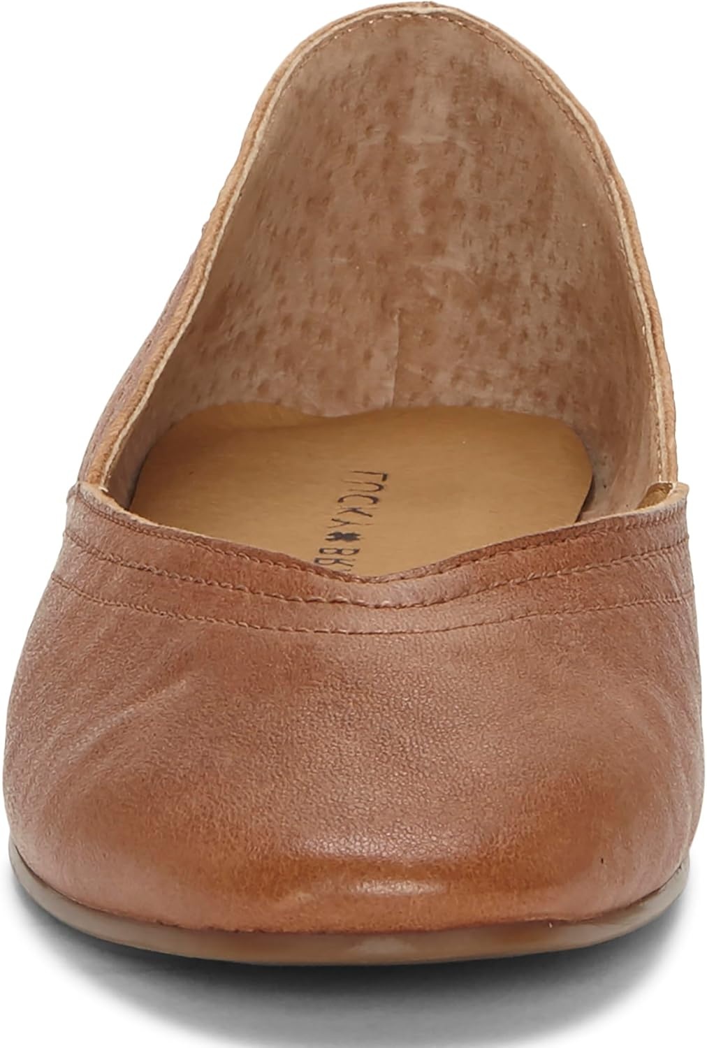image:imageLucky Brand Womens Womens Alba Ballet Square Toe FlatsUmber