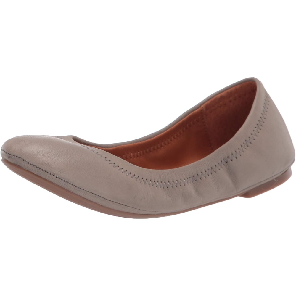 image:imageLucky Brand Womens Emmie Ballet Flat Comfortable SlipOn ShoesDriftwood