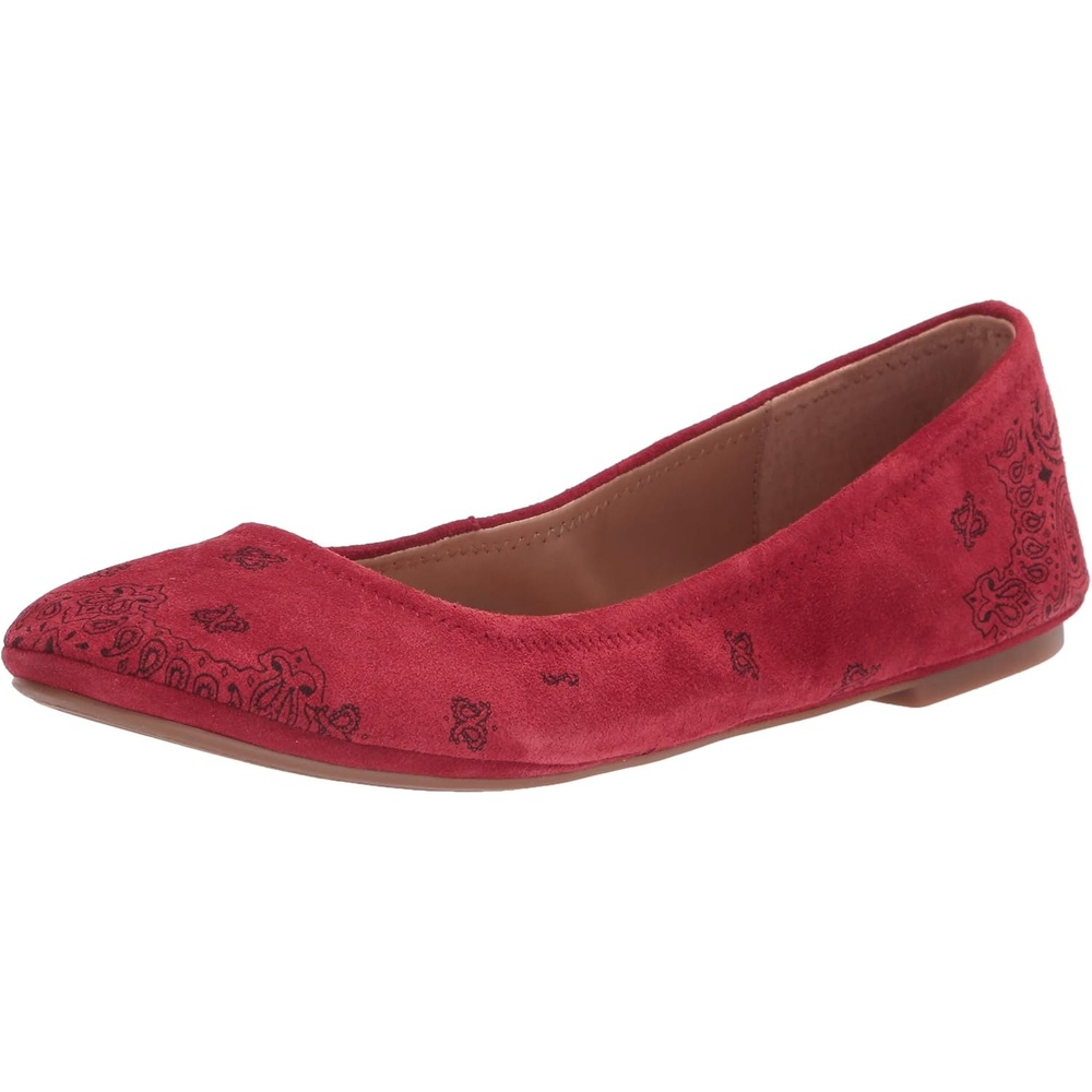 image:imageLucky Brand Womens Emmie Ballet Flat Comfortable SlipOn ShoesGarnet