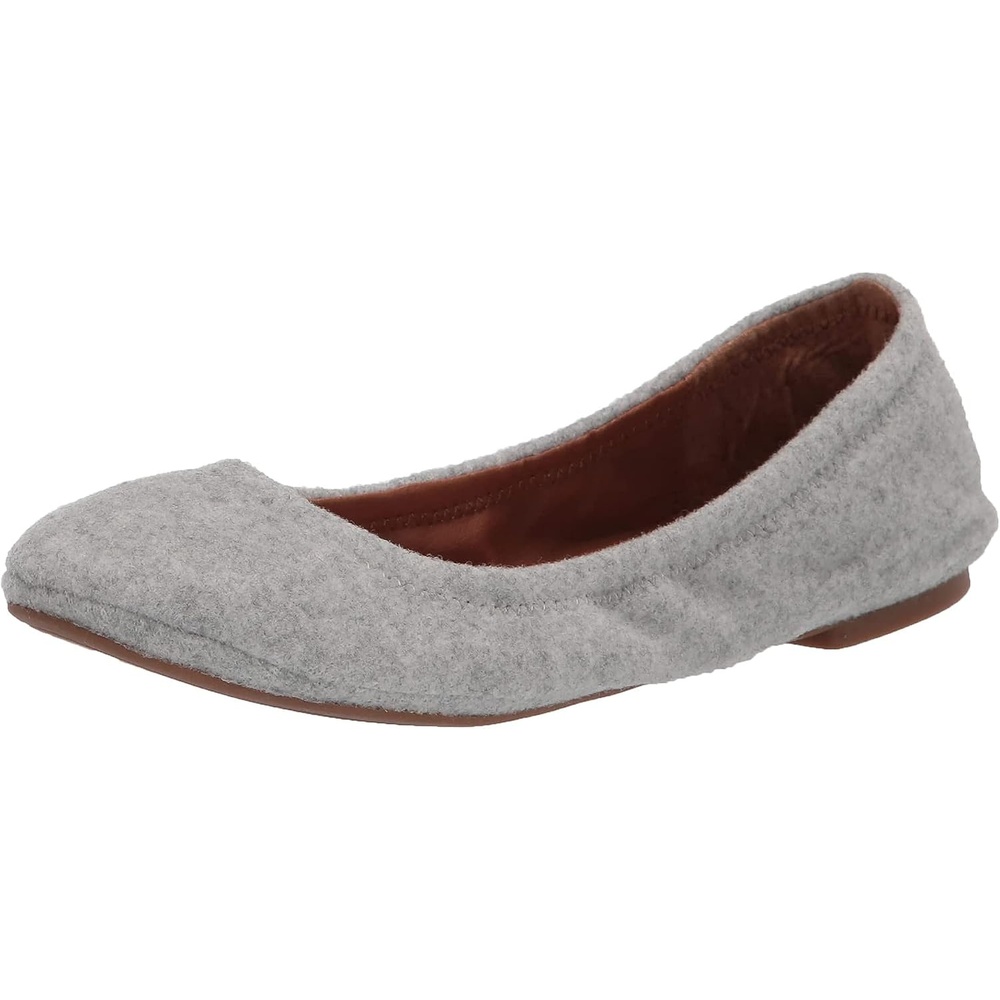 image:imageLucky Brand Womens Emmie Ballet Flat Comfortable SlipOn ShoesLight Grey
