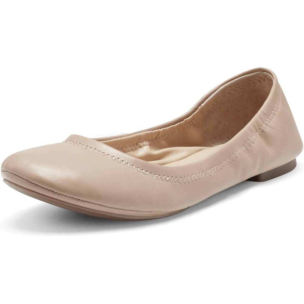 image:imageLucky Brand Womens Emmie Ballet Flat Comfortable SlipOn ShoesPale Beige