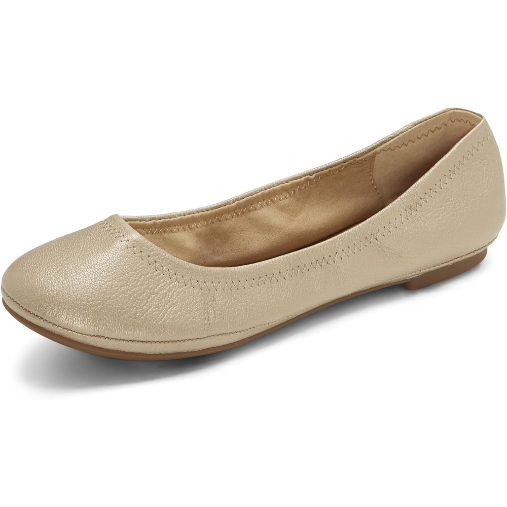image:imageLucky Brand Womens Emmie Ballet Flat Comfortable SlipOn ShoesPlatinum