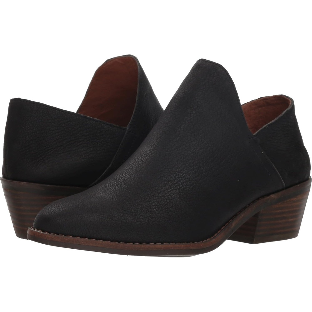 image:imageLucky Brand Womens Fausst BootieBlack Leather