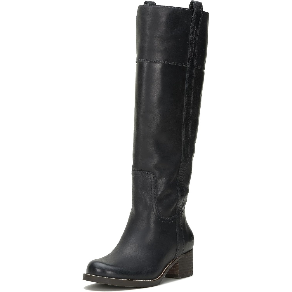 image:imageLucky Brand Womens Hybiscus Riding BootBlack Leather