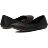 Lucky Brand Women’s Emmie Ballet Flat, Comfortable Slip-On Shoes(Black Floral)