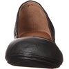 Lucky Brand Women’s Emmie Ballet Flat, Comfortable Slip-On Shoes(Black Gracie)
