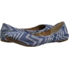 Lucky Brand Women’s Emmie Ballet Flat, Comfortable Slip-On Shoes(Moonlight Denim)