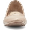 Lucky Brand Women’s Emmie Ballet Flat, Comfortable Slip-On Shoes(Pale Beige)