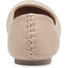 Lucky Brand Women’s Emmie Ballet Flat, Comfortable Slip-On Shoes(Pale Beige)