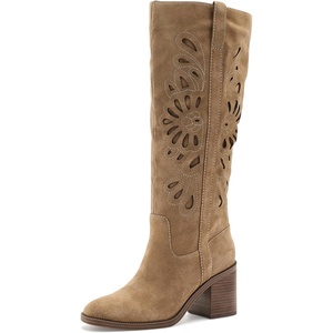 Lucky Brand Women’s Adana Knee High Boots(Distressed Natural)