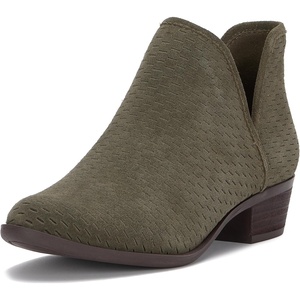 Lucky Brand Women’s Baley Ankle Boots(Deep Olive)