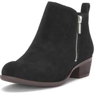 Lucky Brand Women’s Basel Ankle Bootie(Black 1)