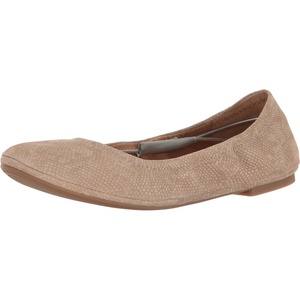 Lucky Brand Women’s Emmie Ballet Flat, Comfortable Slip-On Shoes(Feather Grey)