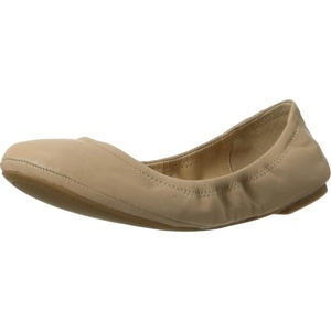 Lucky Brand Women’s Emmie Ballet Flat, Comfortable Slip-On Shoes(Nude)