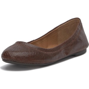 Lucky Brand Women’s Emmie Ballet Flat, Comfortable Slip-On Shoes(Reishi)