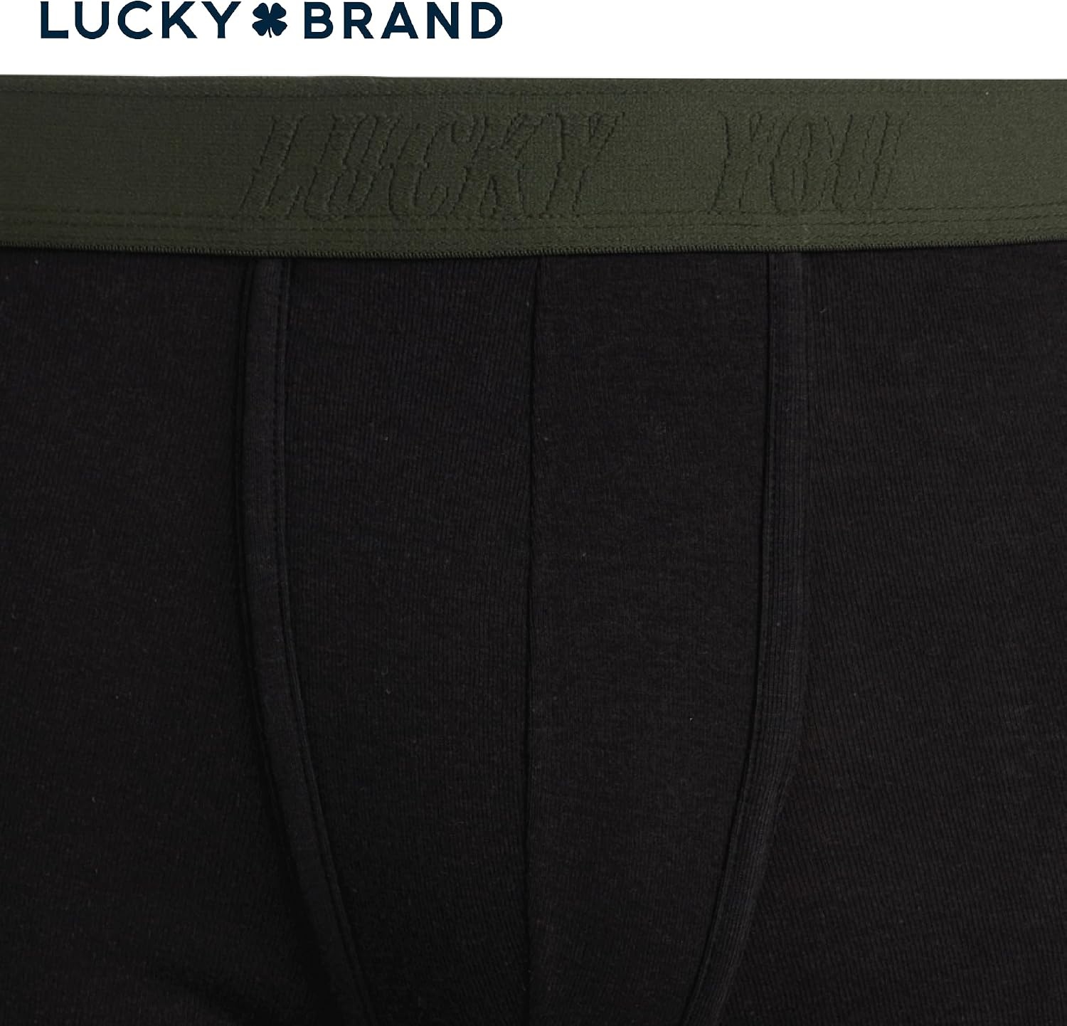 image:imageLucky Brand Mens Boxer Briefs 3 Pack Cotton Underwear For Men 5 InseamJet Black Contrast