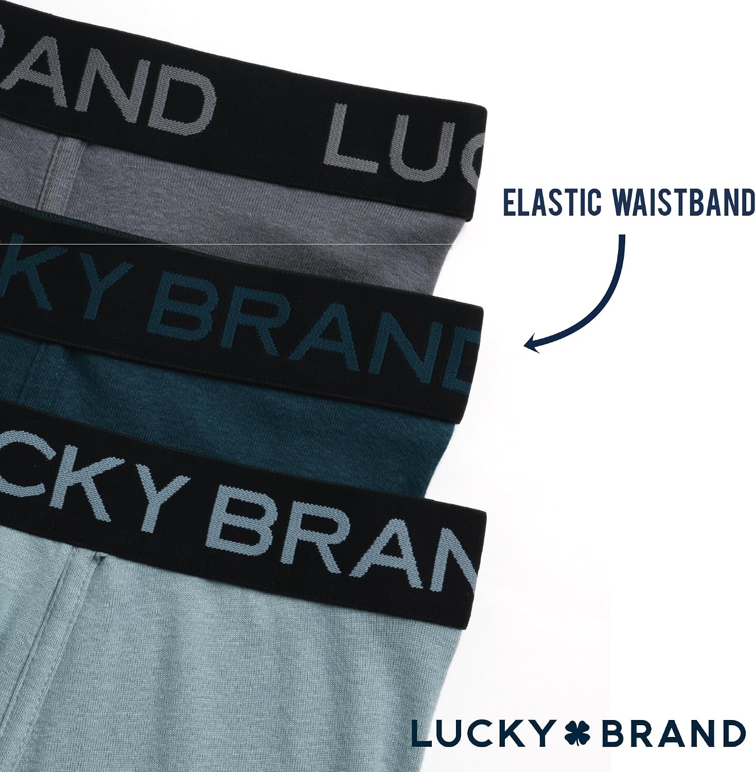 image:imageLucky Brand Mens Boxer Briefs 3 Pack Cotton Underwear For Men 5 InseamSmoked PearlGreyLead