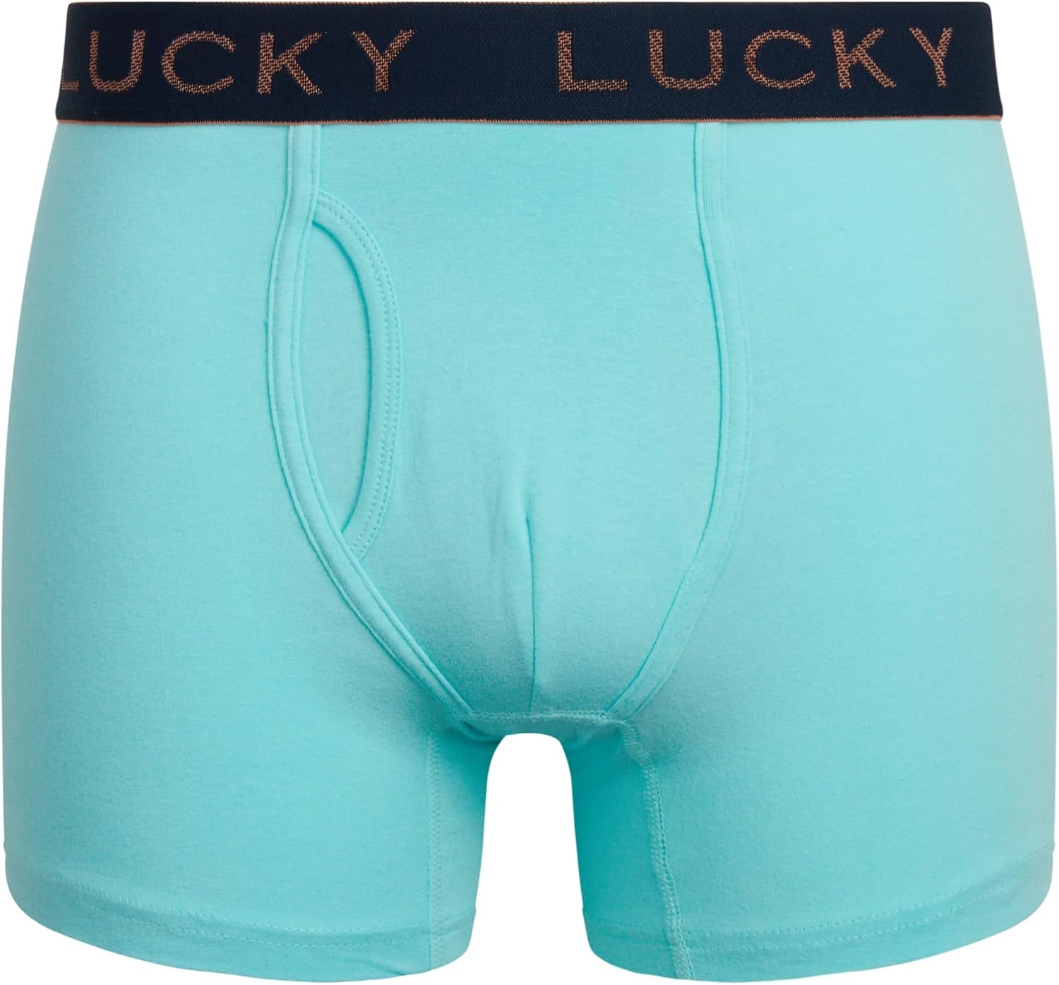 image:imageLucky Brand Mens Boxer Briefs 3 Pack Soft Stretch Cotton Boxers 6 InseamMood IndigoMood Indigo PrintBlue Tint