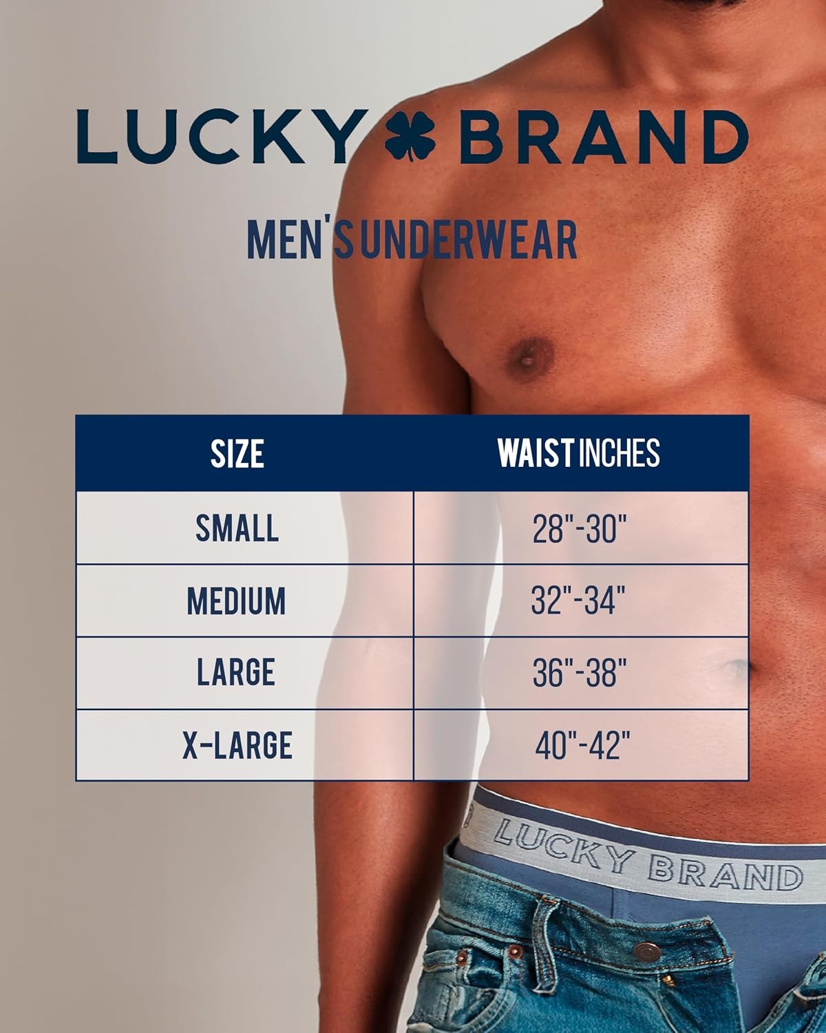 image:imageLucky Brand Mens Boxer Briefs Cotton Boxers with Fly 6 Pack 6 InseamGrey HeatherGrey PrintMood Indigo