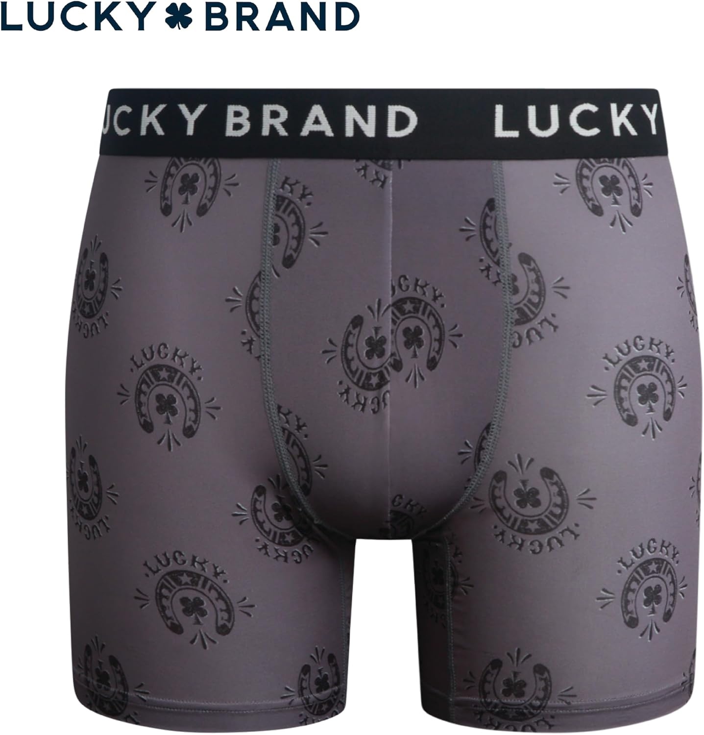 image:imageLucky Brand Mens Underwear Boxer Briefs 7 Pack Soft Stretch TagFree BoxersBlackVintage IndigoBlackOlive GreenPrints