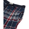 Lucky Brand Mens Pajama Set Long Sleeve Tee and Pajama Pants, 30” Inseam(Charcoal Heather/Moonlit Ocean Plaid)